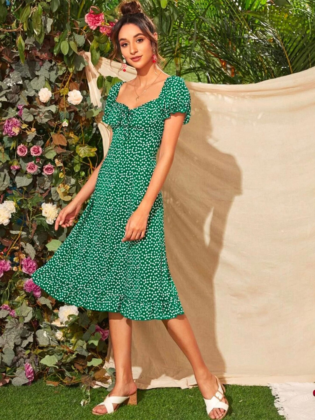 Green & White