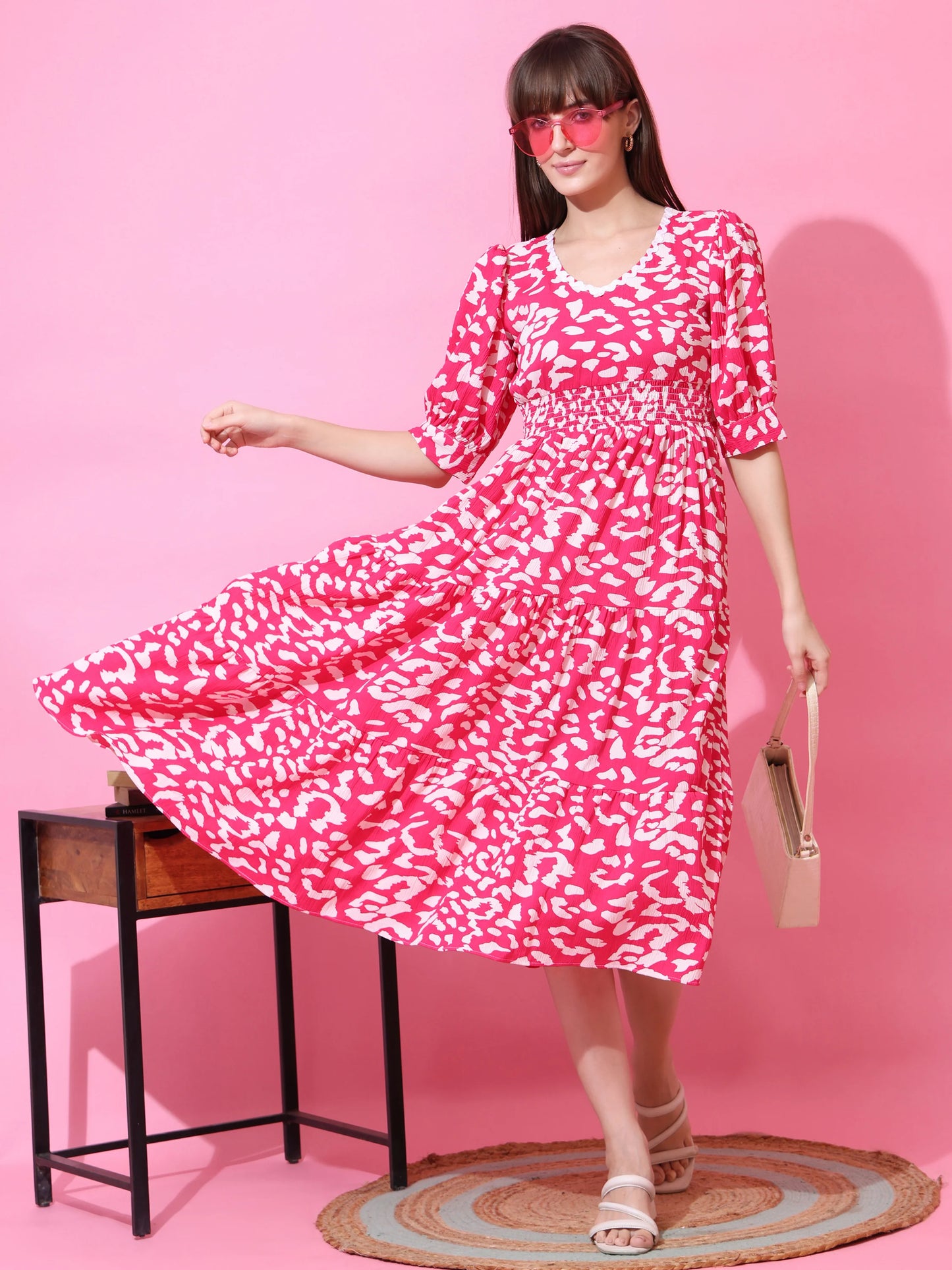 Pink, White
