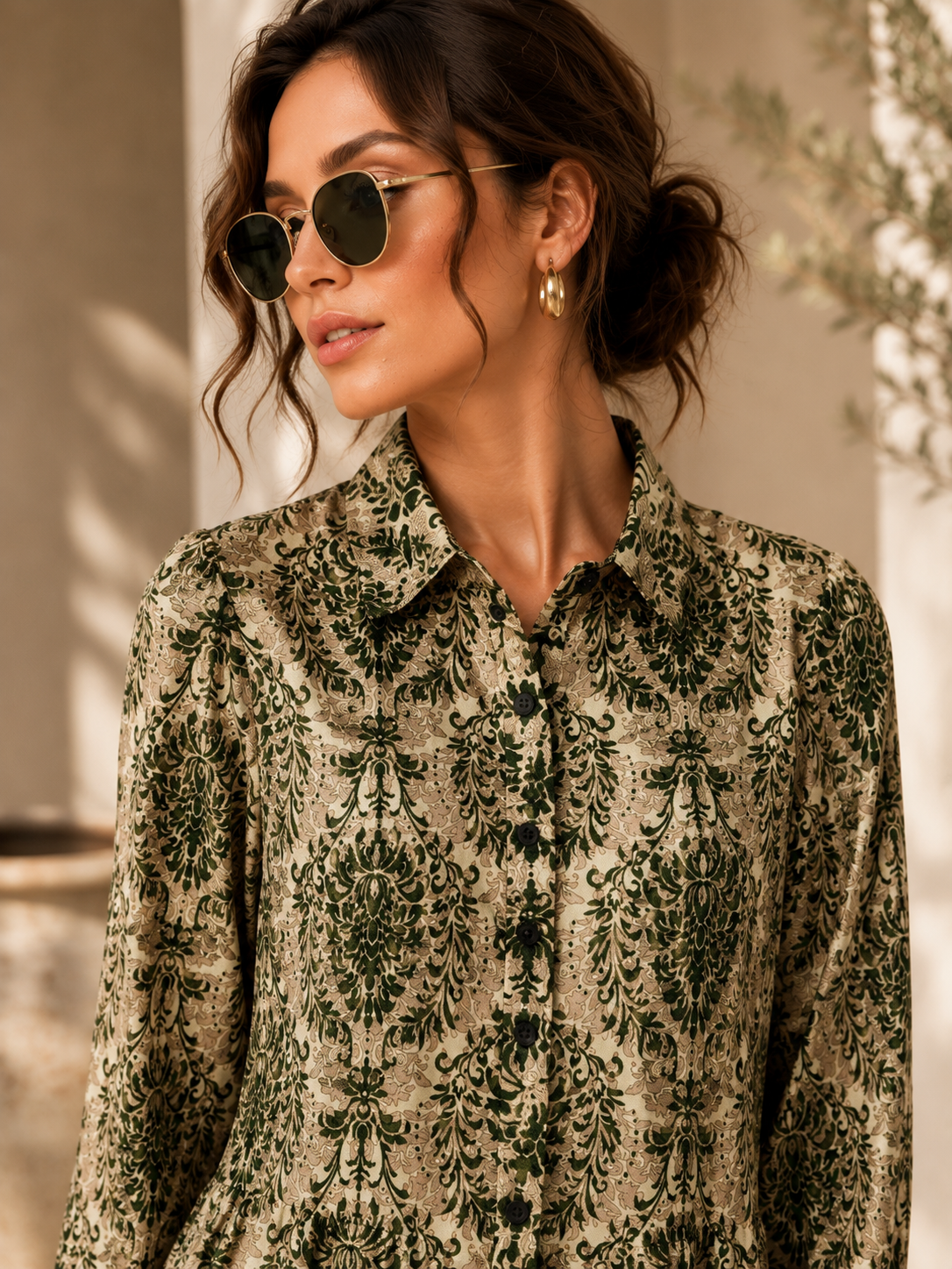 Green, Beige