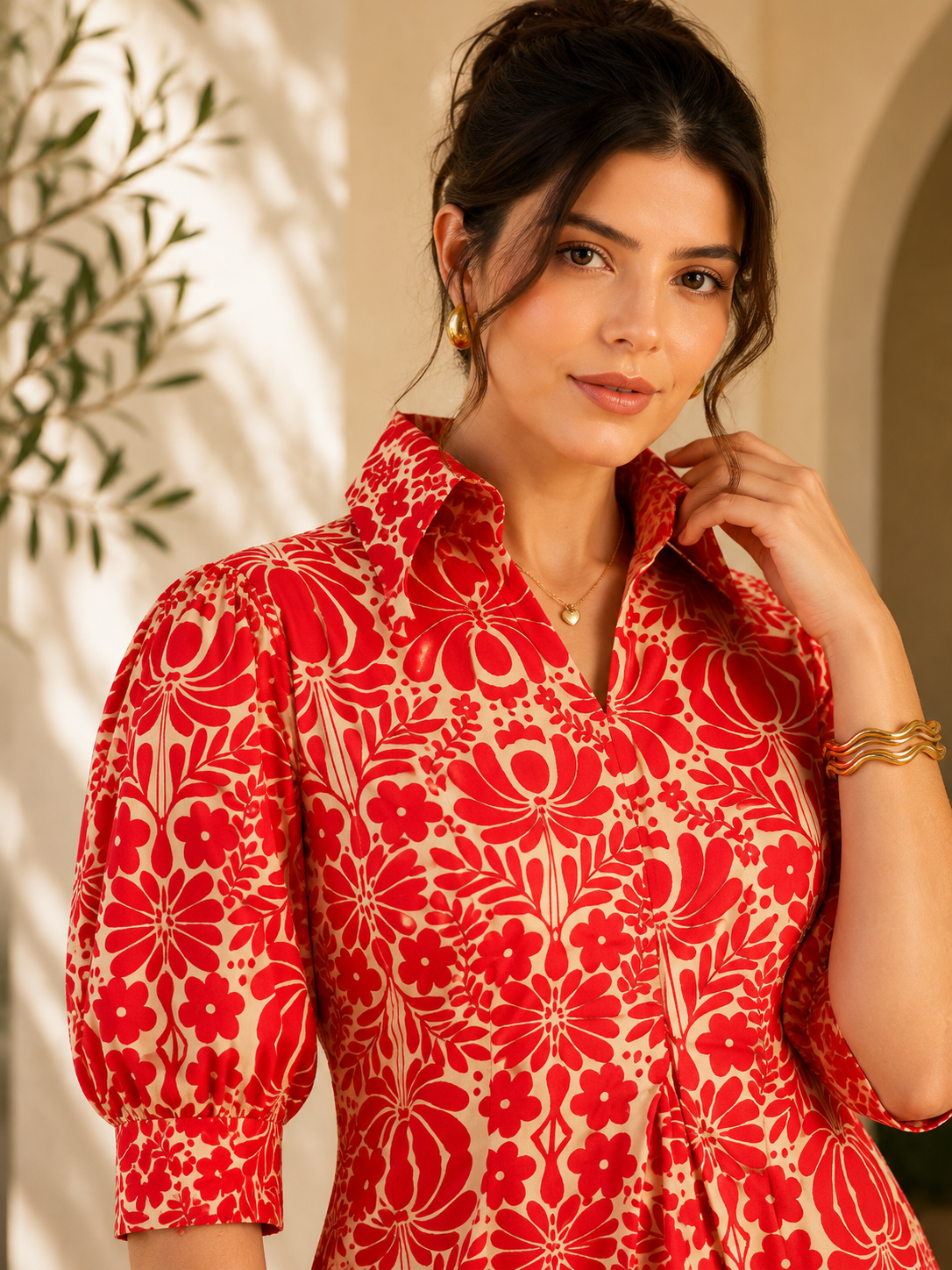 Red, Beige