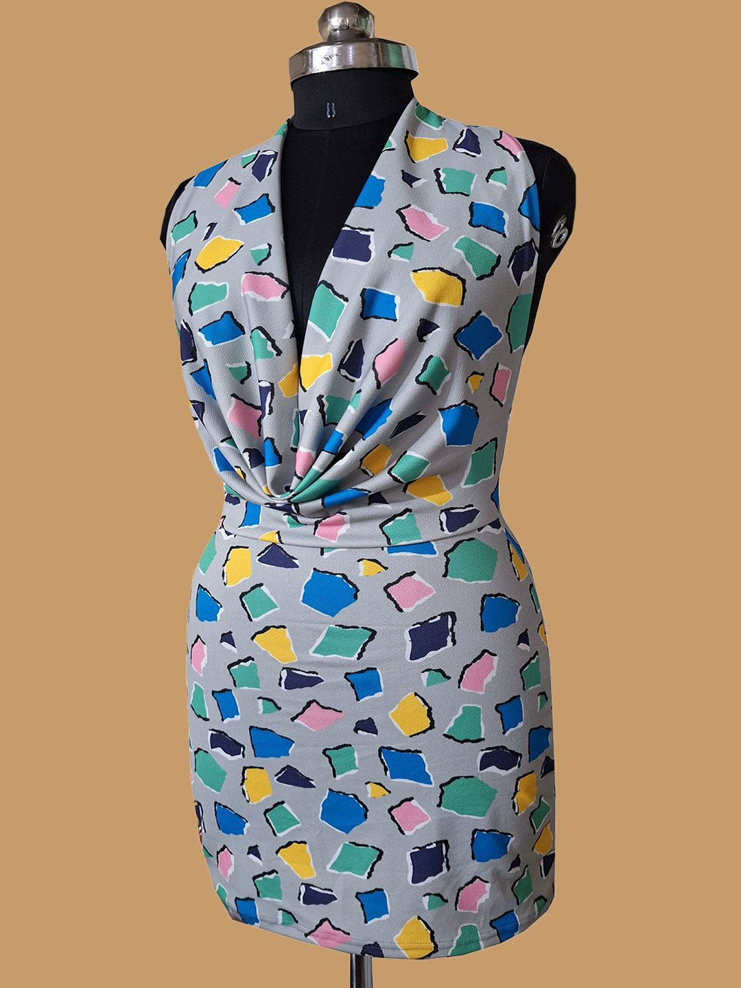 Aqua Aura Backless Bodycon Dress