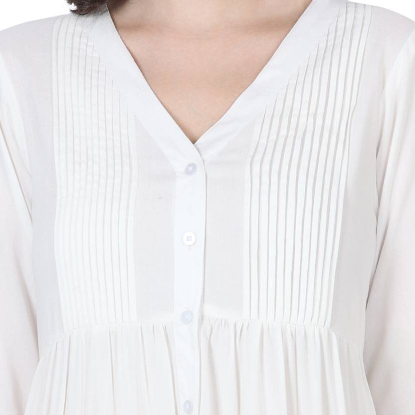 Royal Bloom Rayon Dress