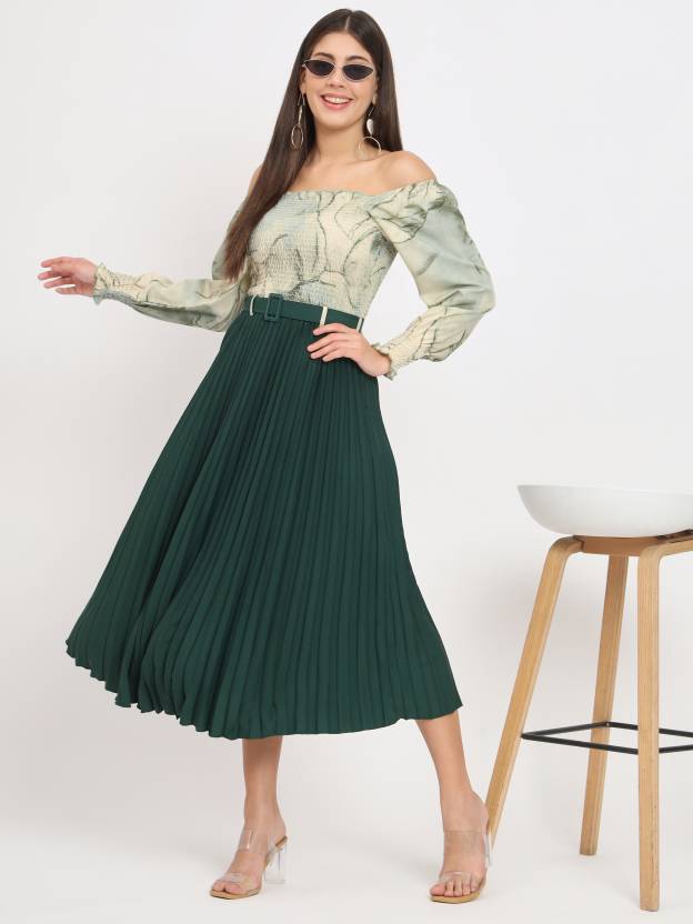 Blossom Breeze Square Neck Dress