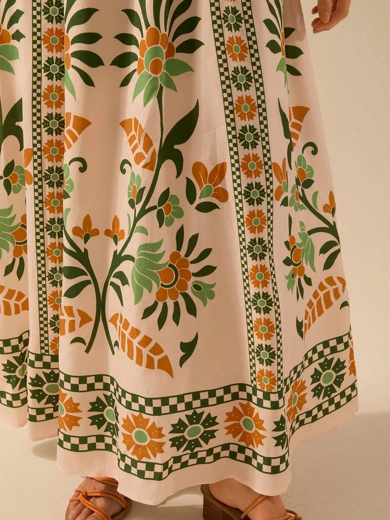 Beige, Green