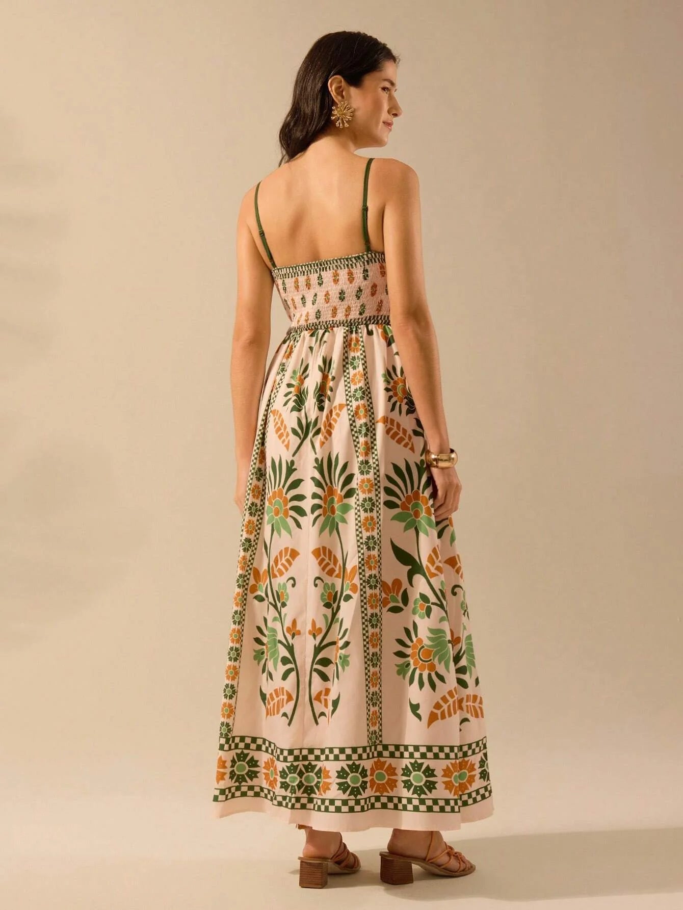 Beige, Green