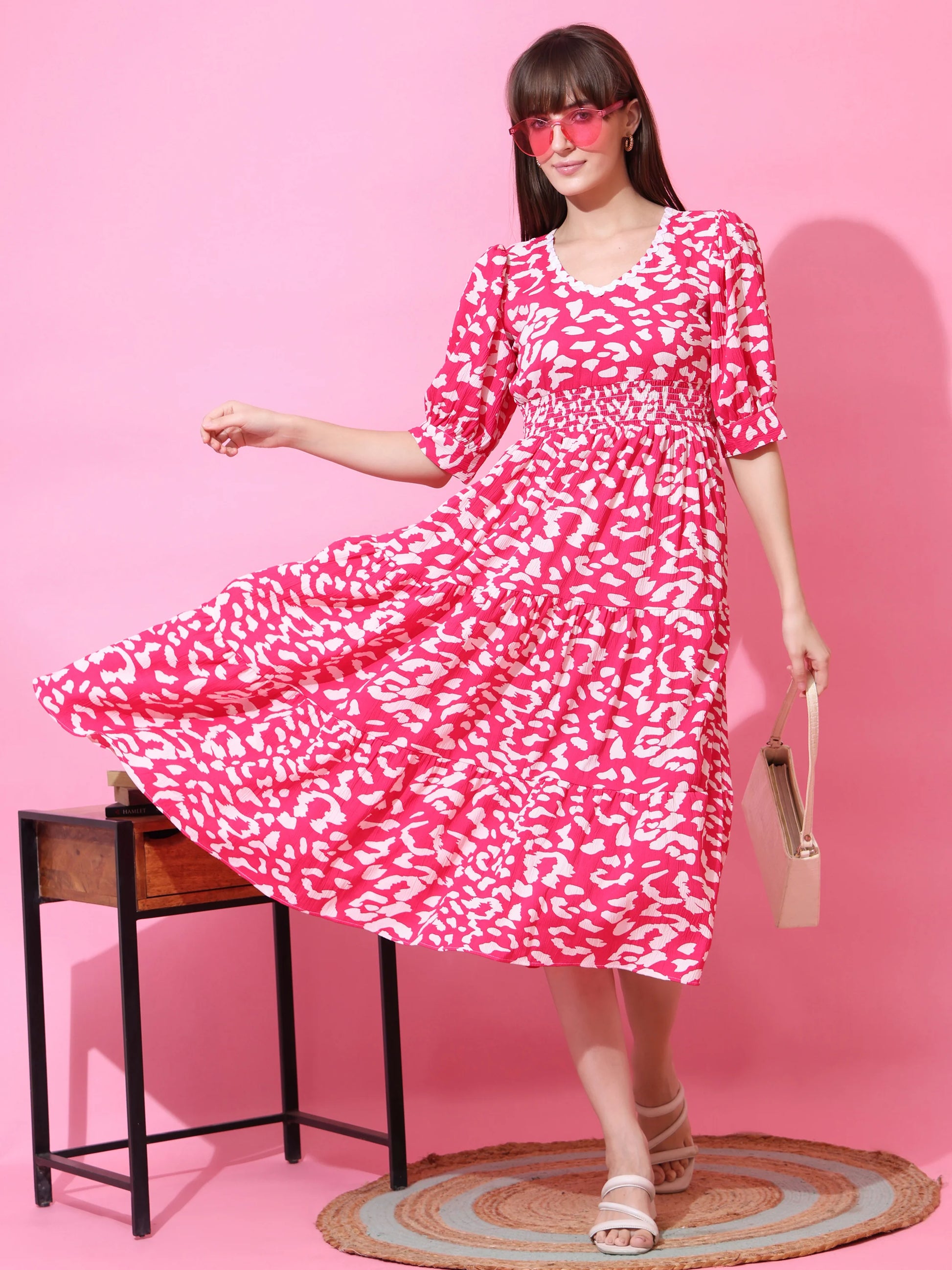 Pink, White