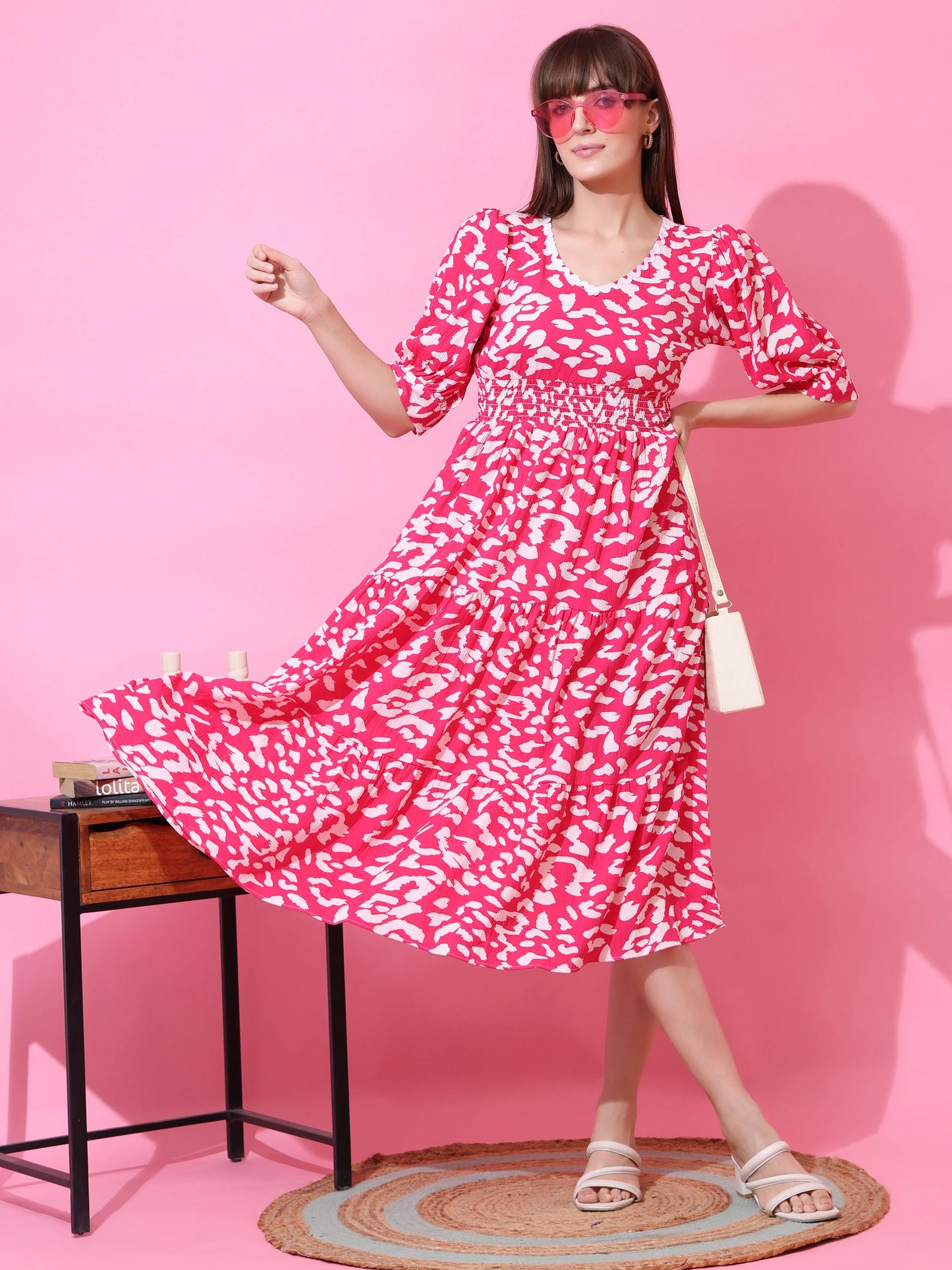 Pink, White