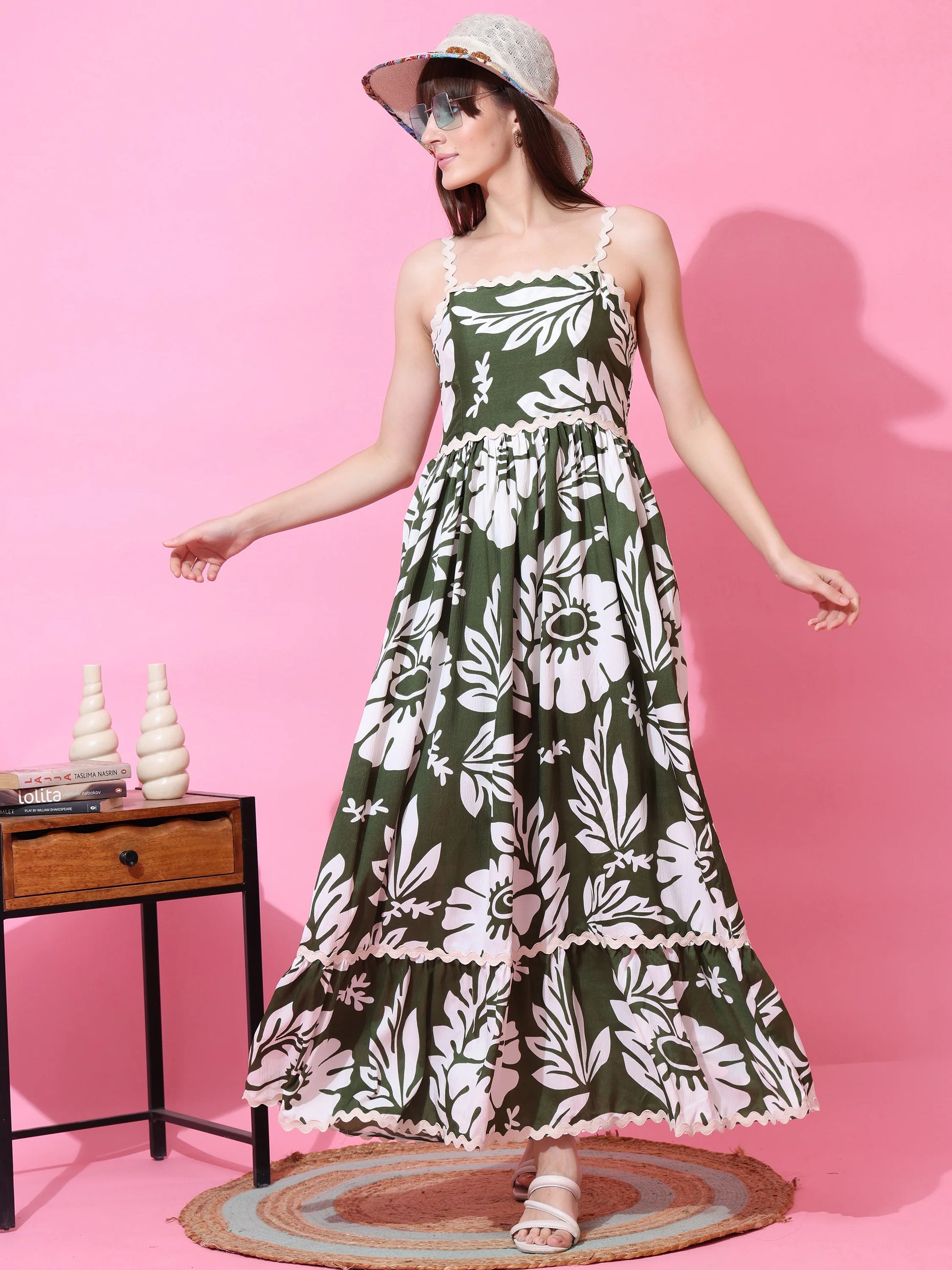Green, White