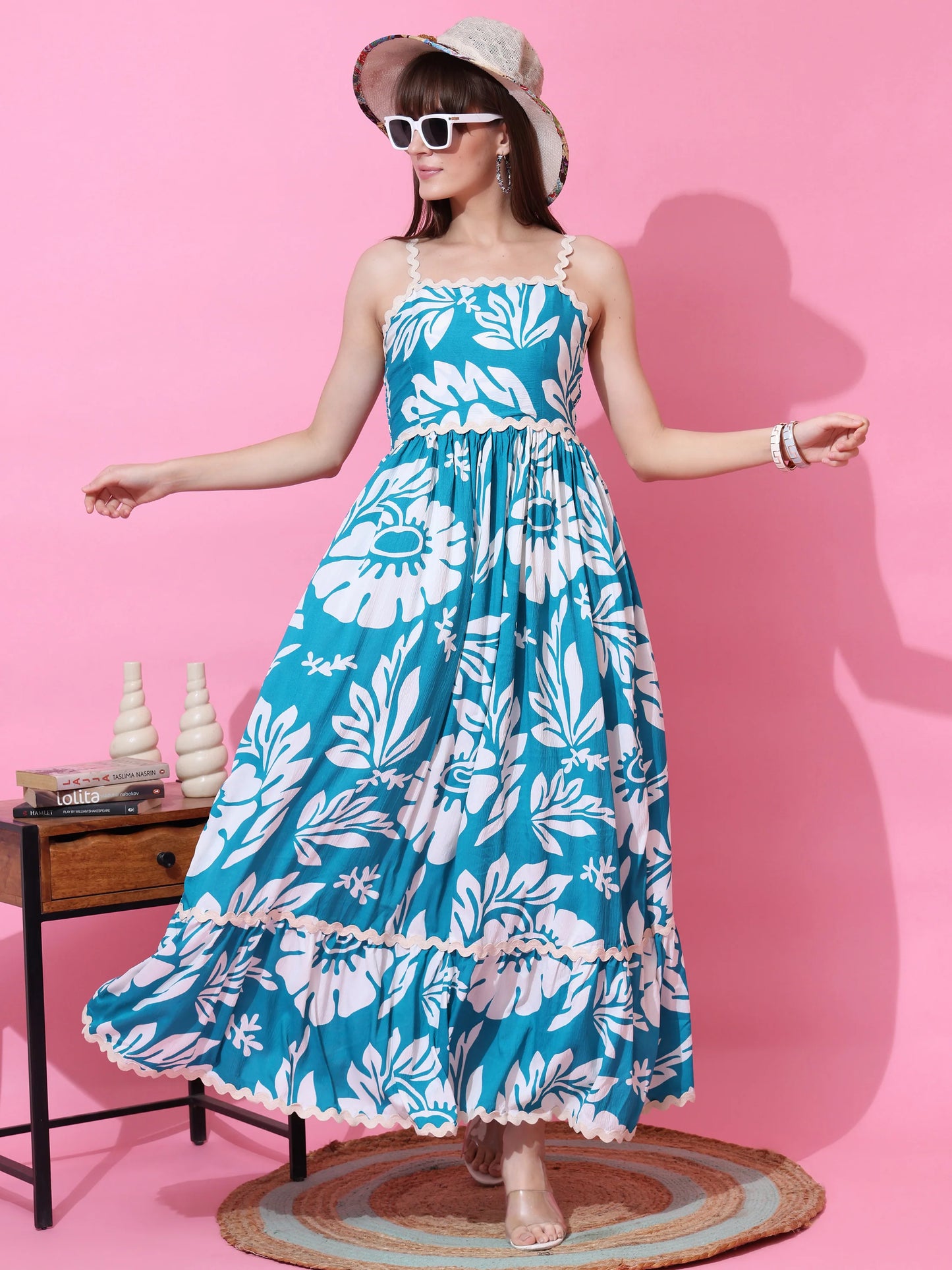 Light Blue, White