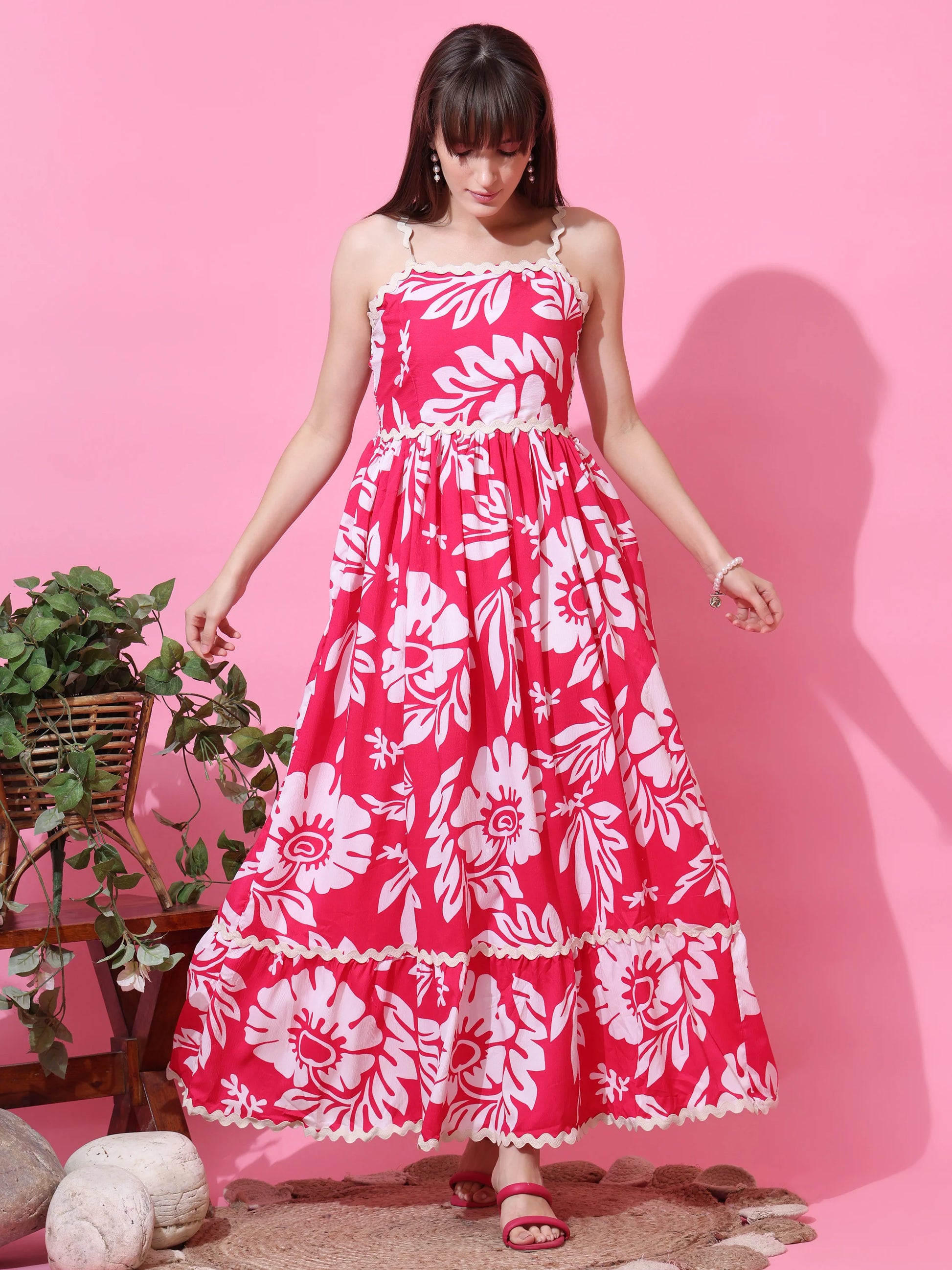 Pink, White