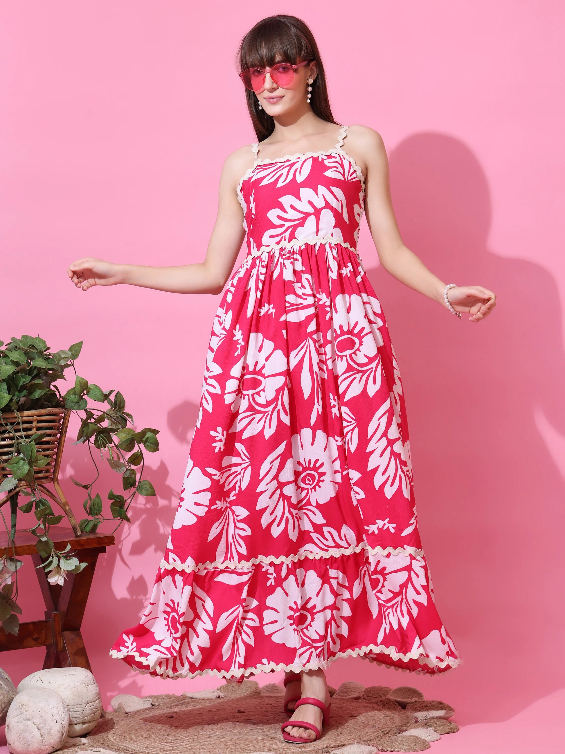 Pink, White