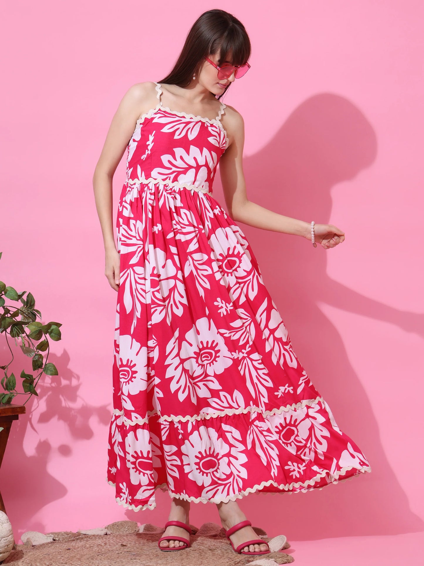 Pink, White