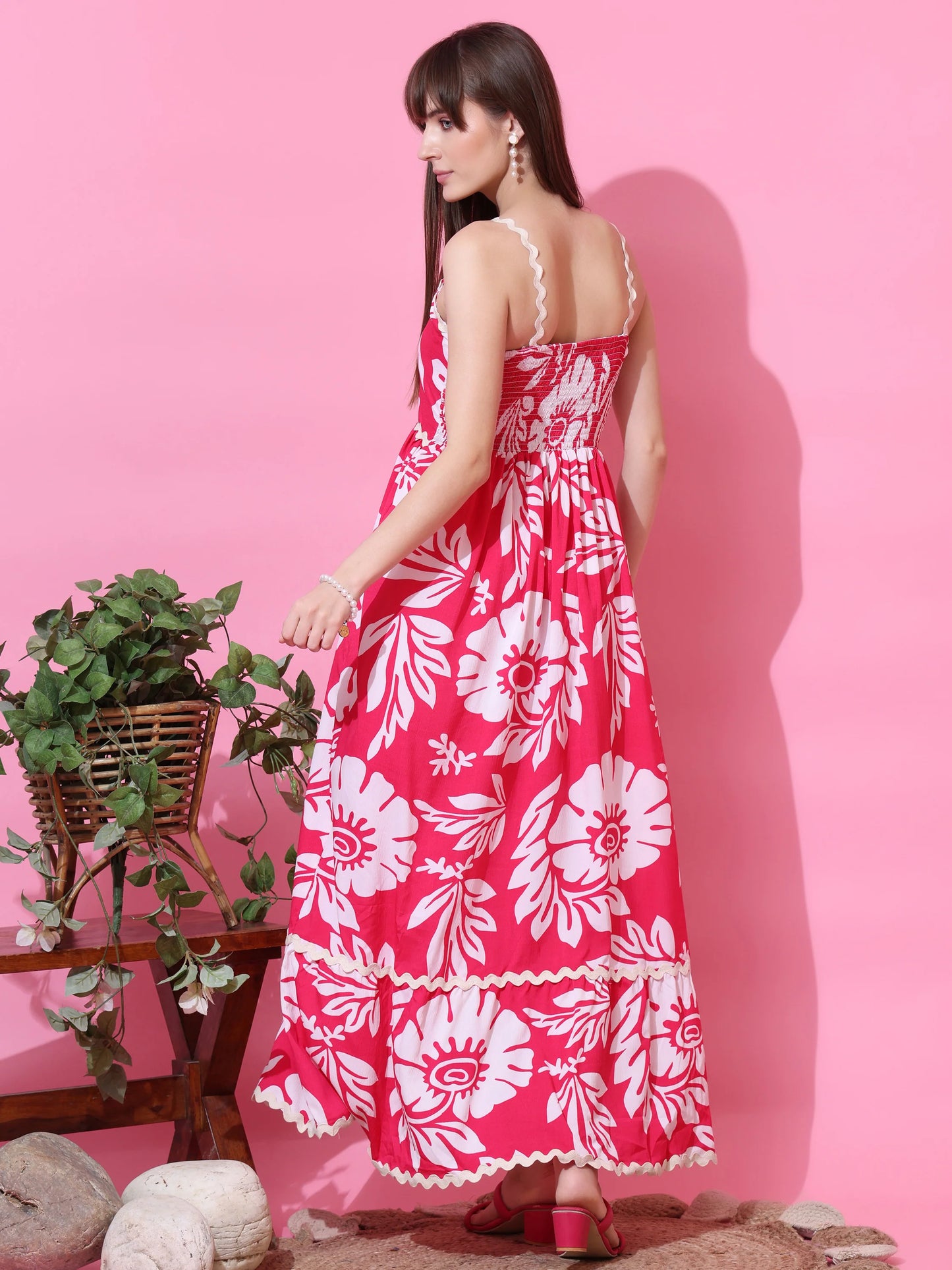 Pink, White