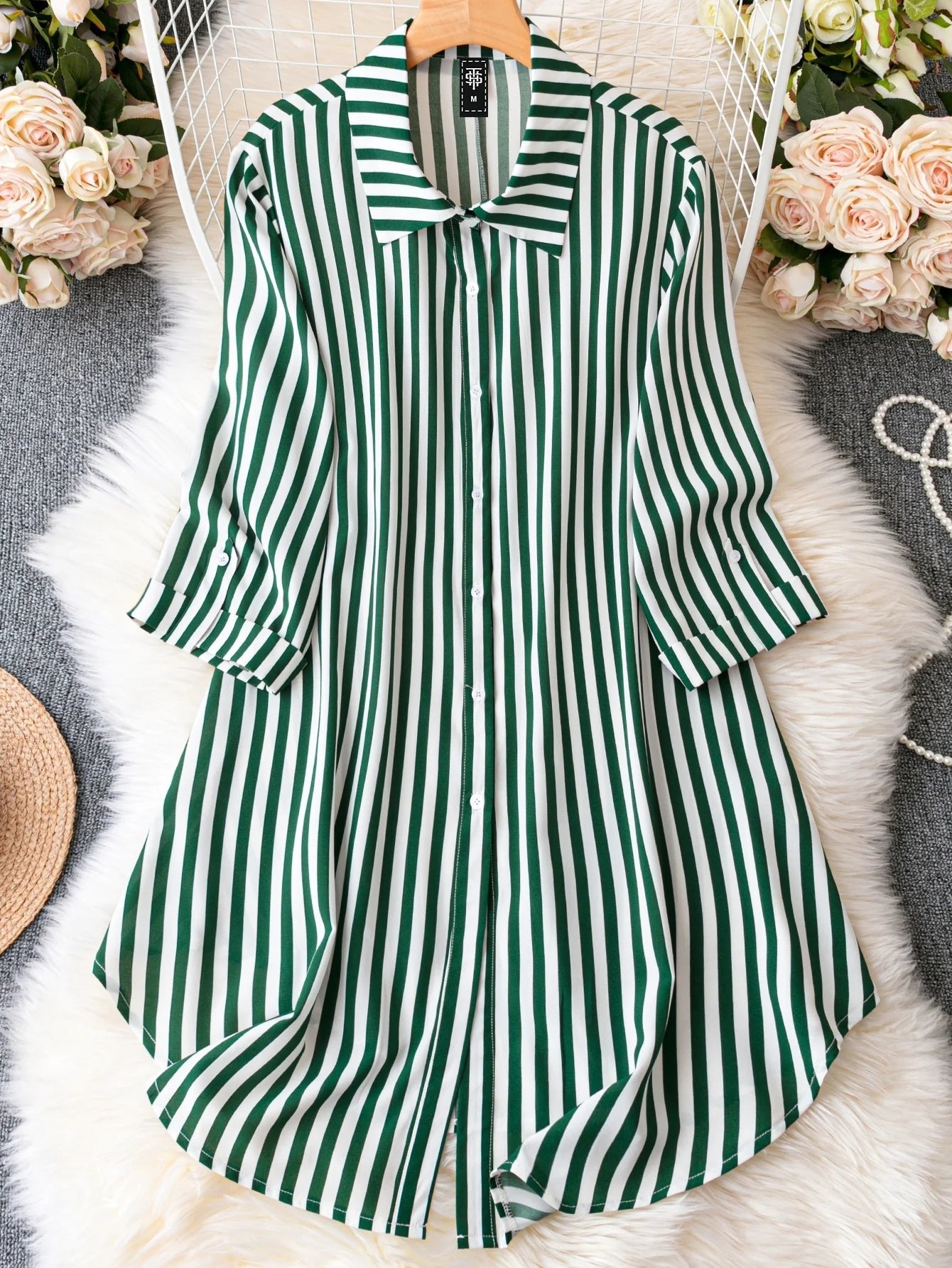 Green, White