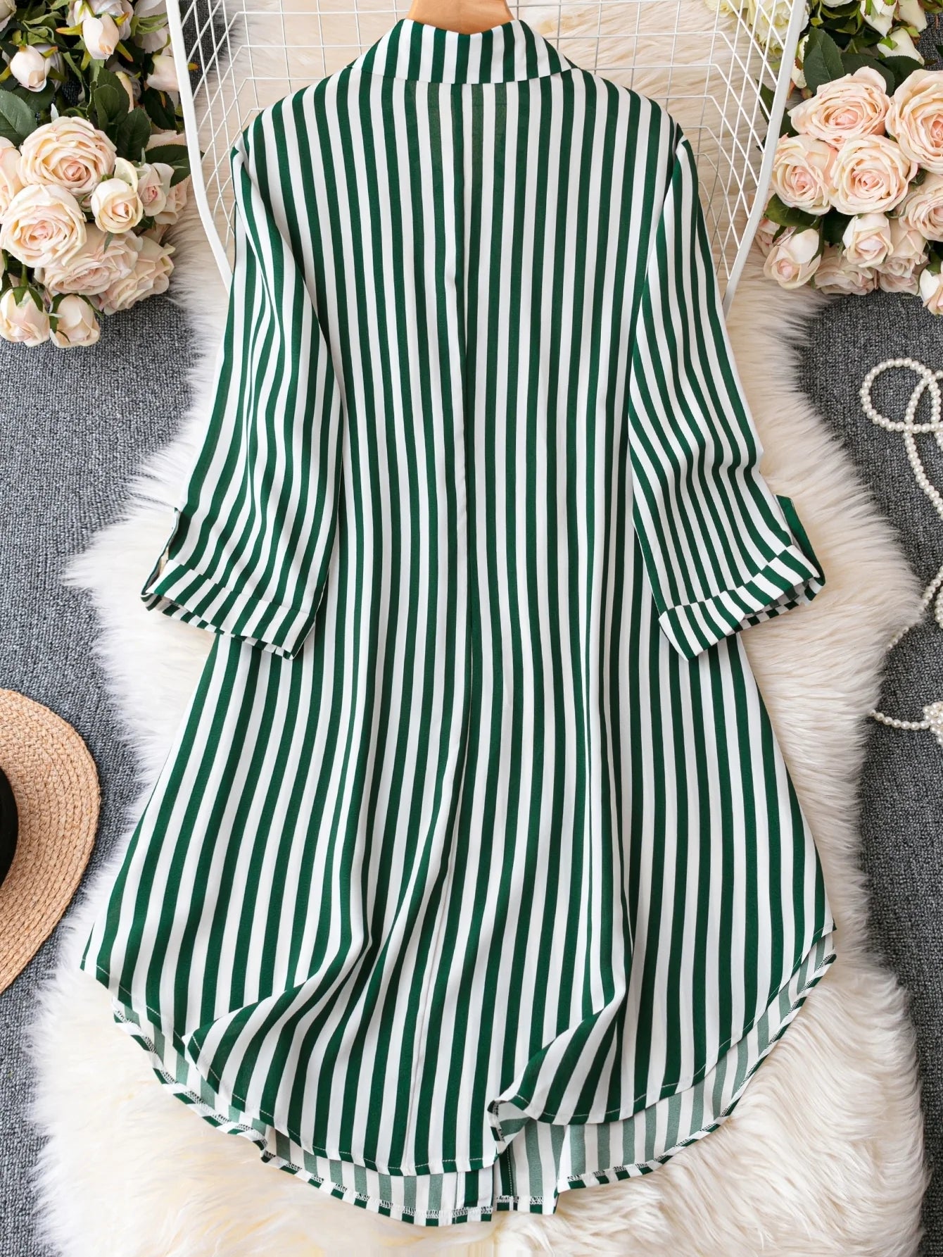 Green, White