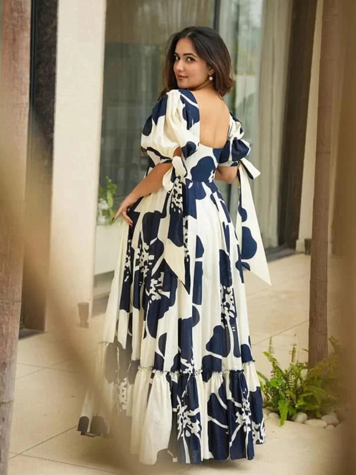 Blue, White
