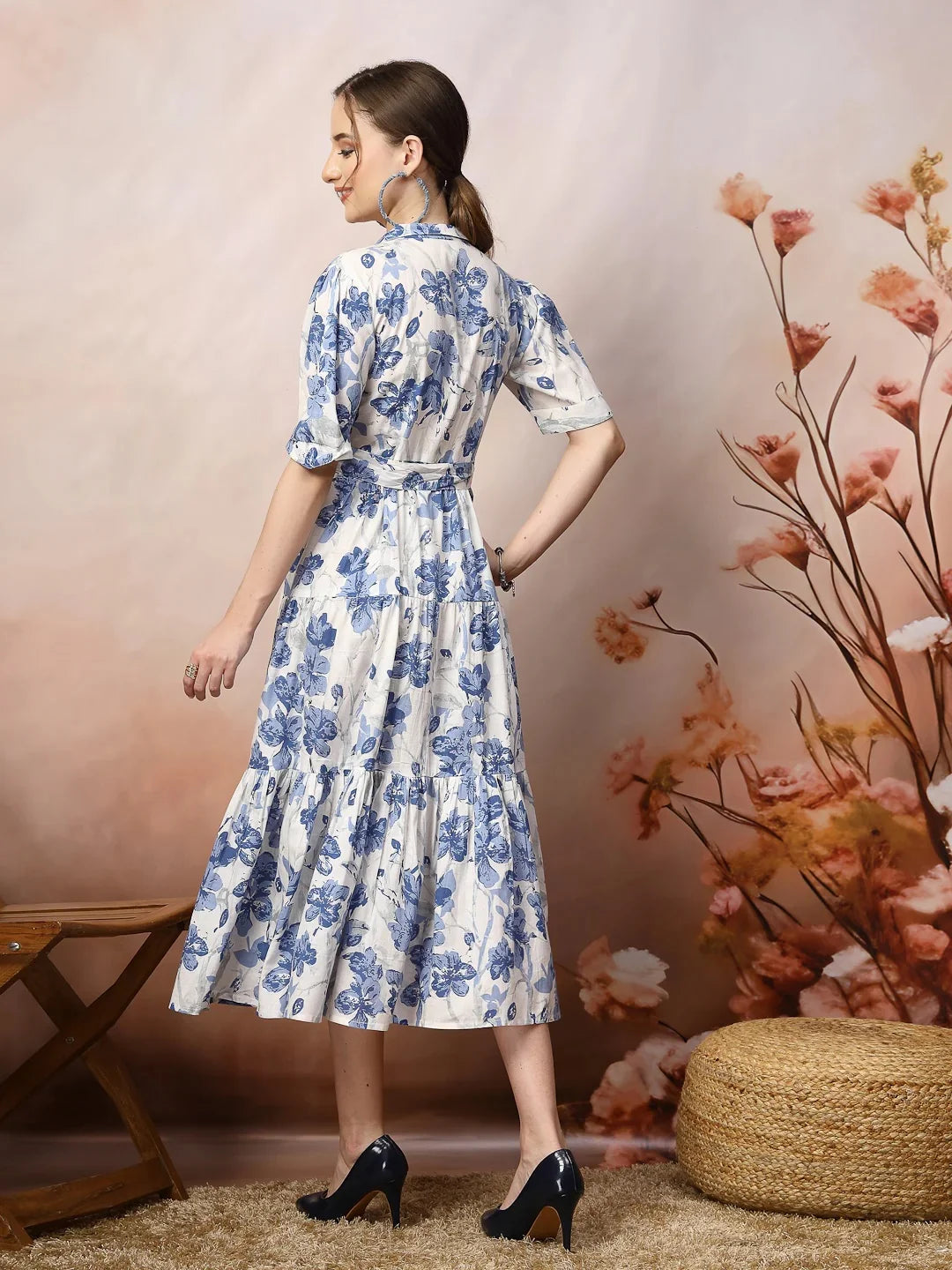 Blue, White