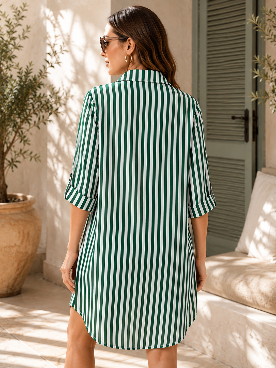 Green, White