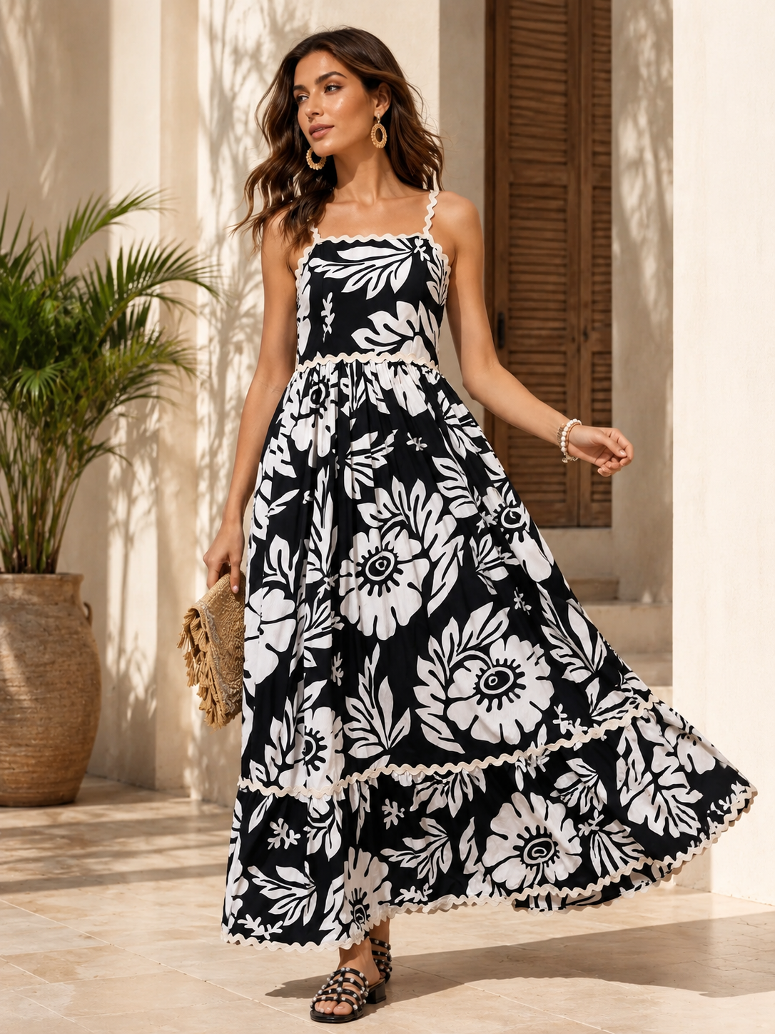 Black, White