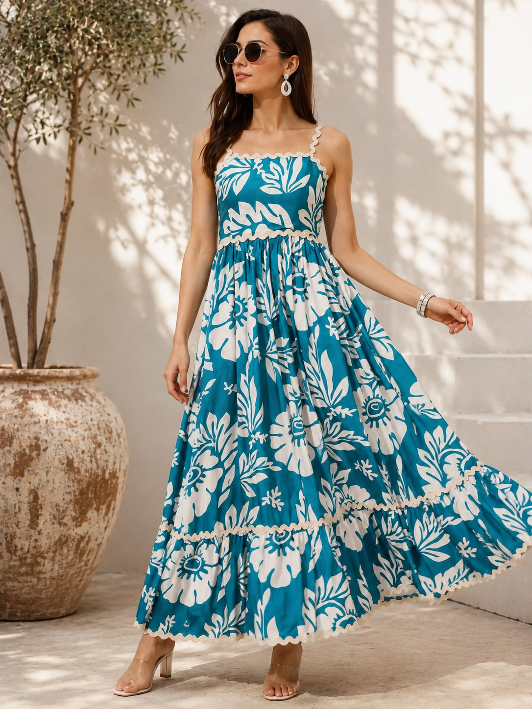 Light Blue, White