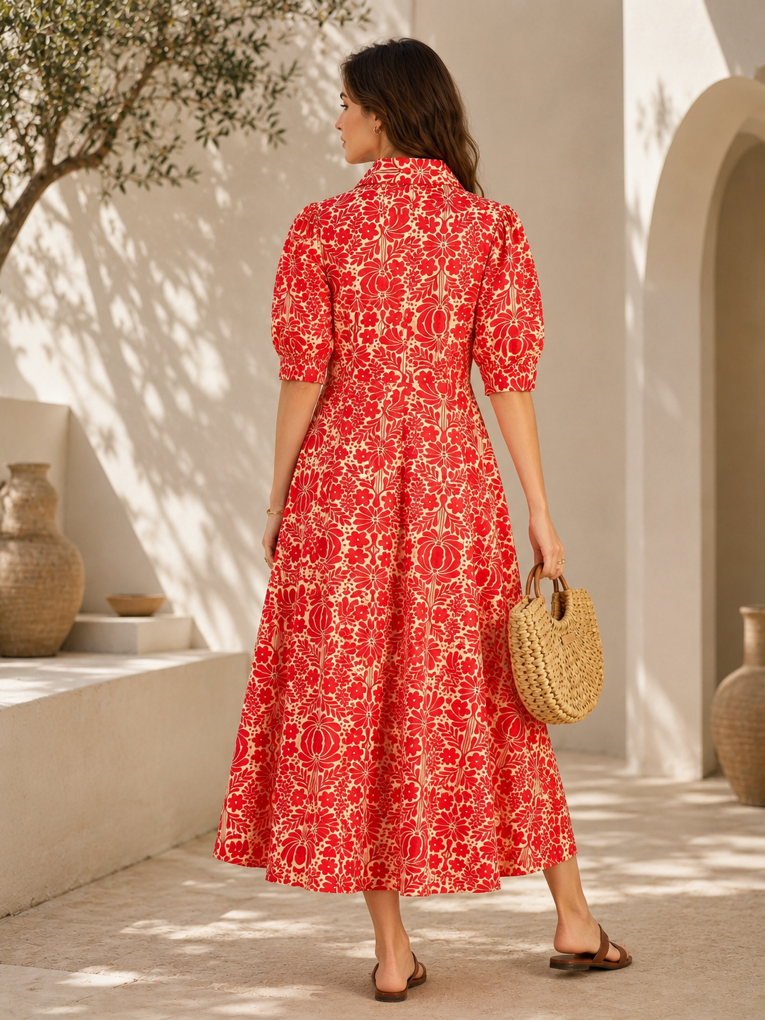 Red, Beige
