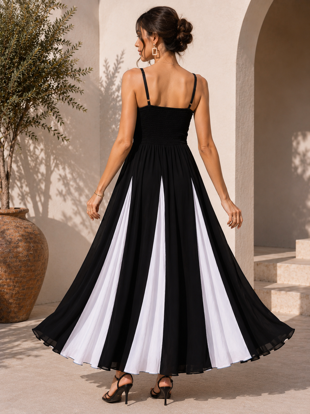 Black, White