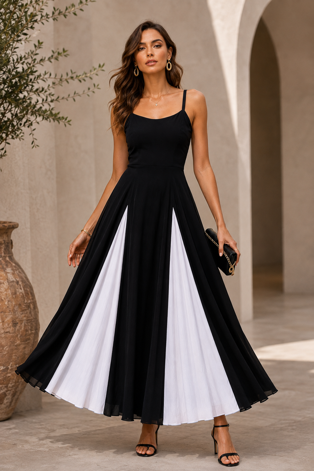 Black, White