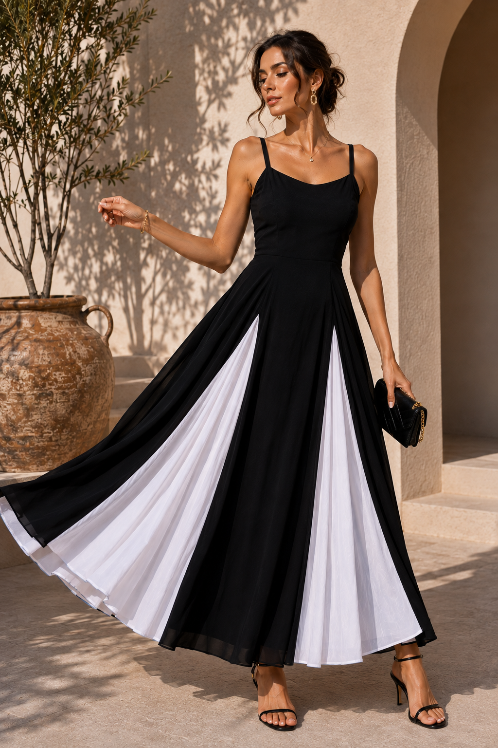Black, White
