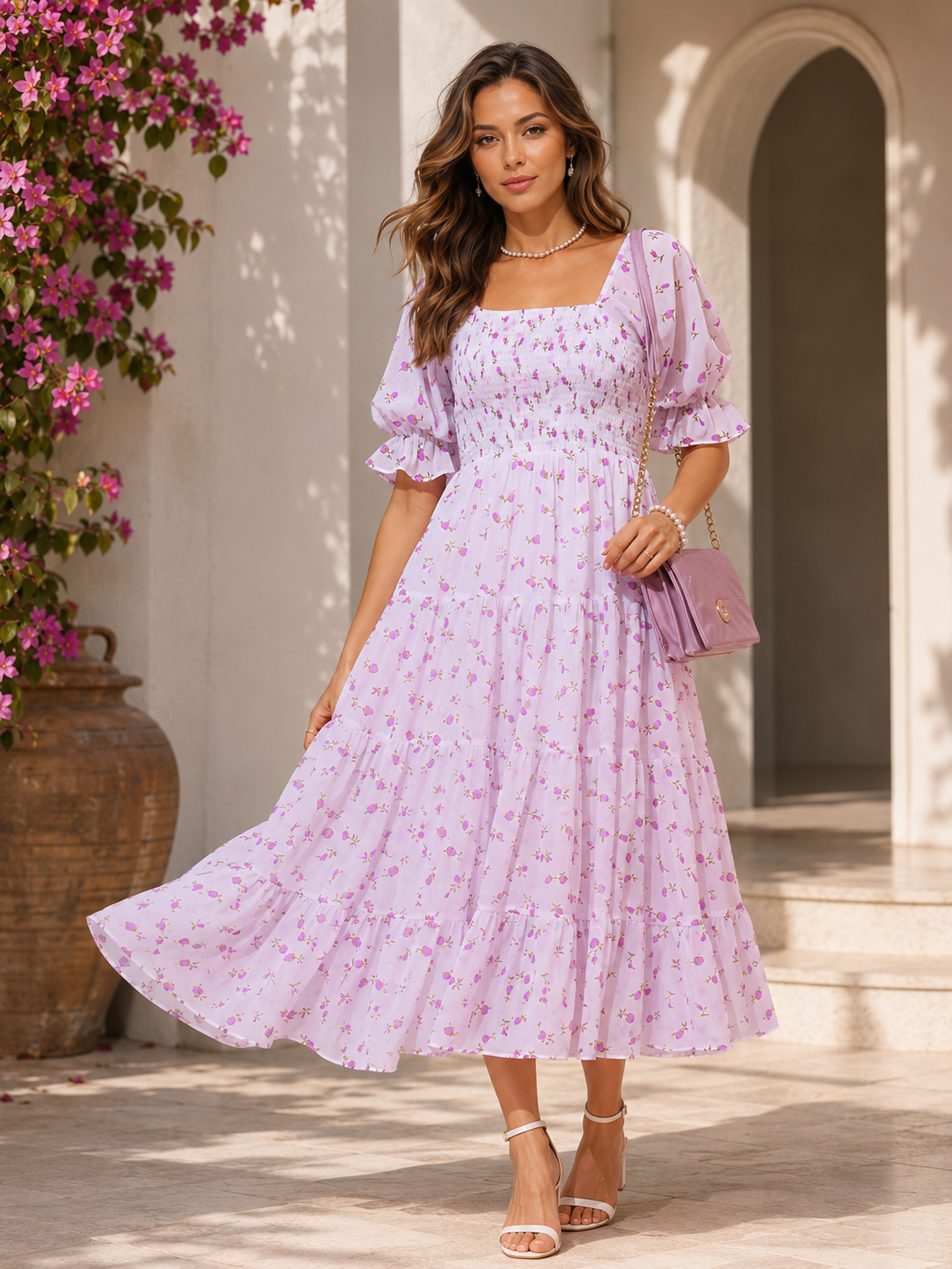 White, Purple