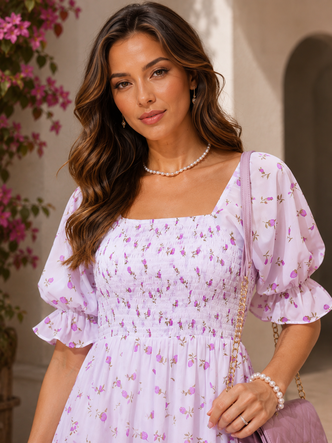 White, Purple