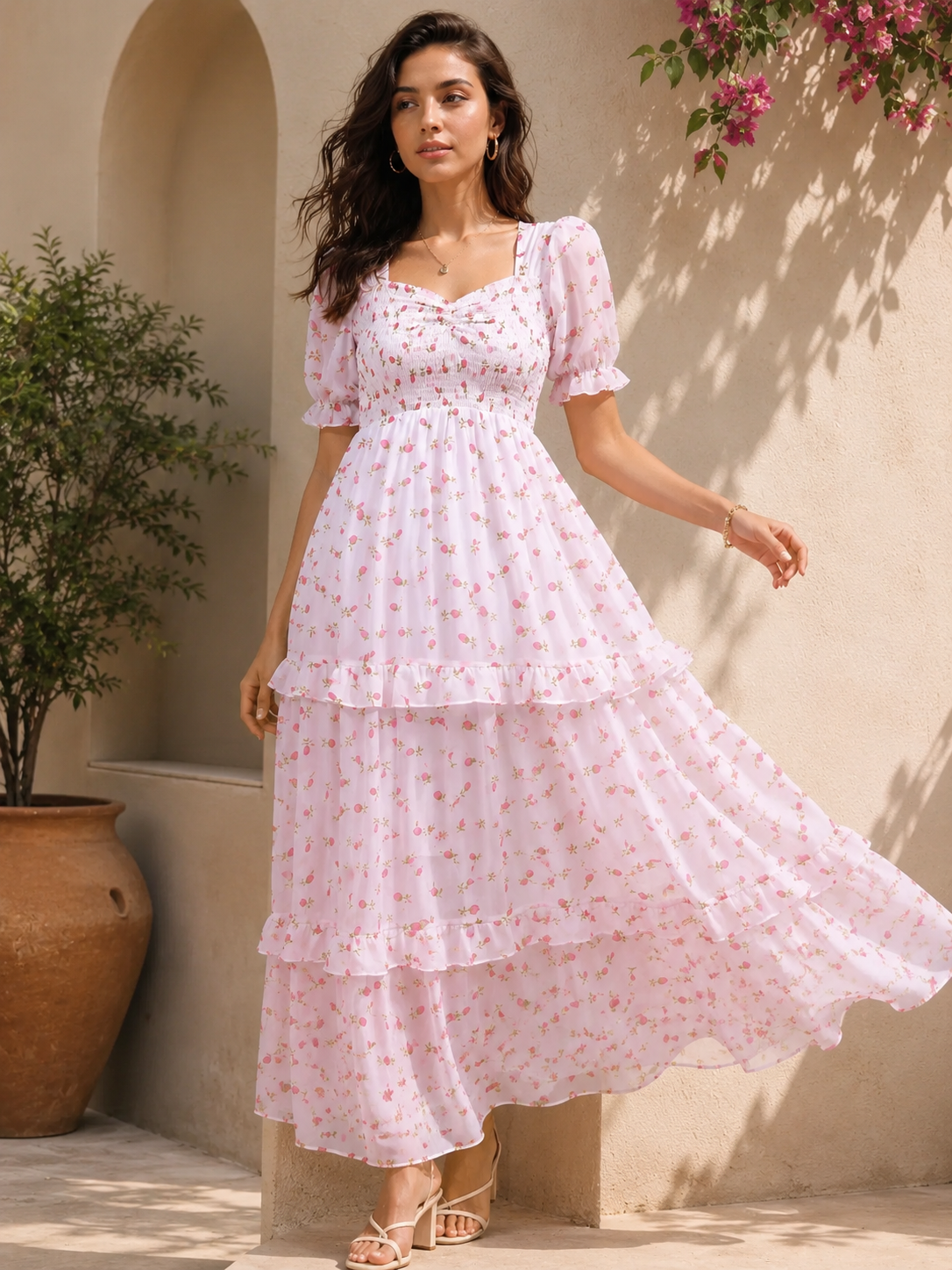 White, Pink