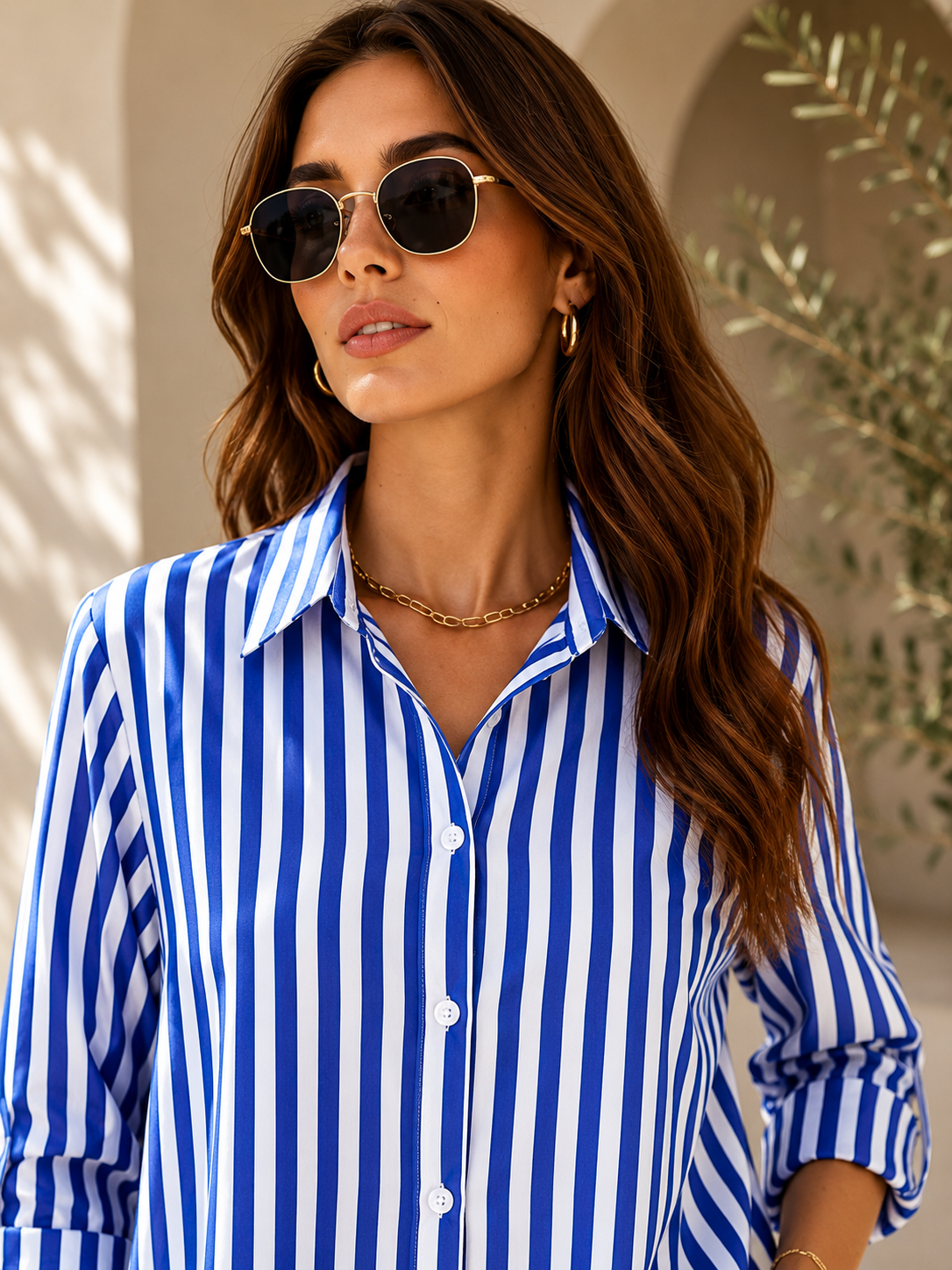 Blue, White