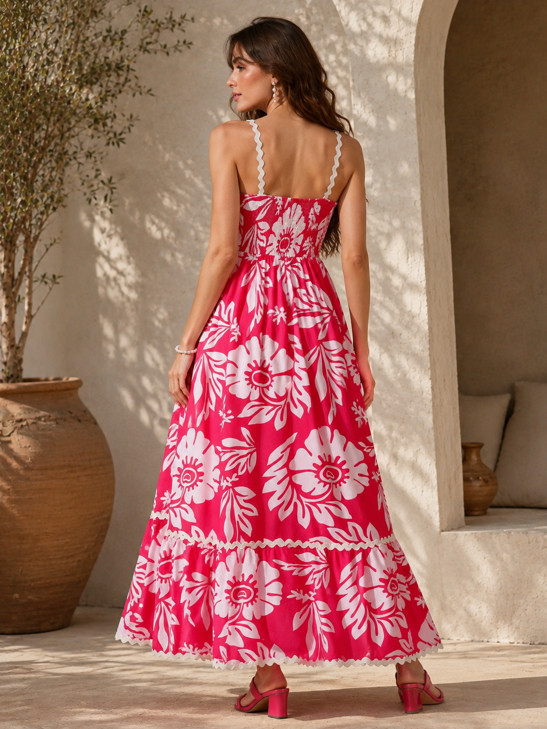Pink, White