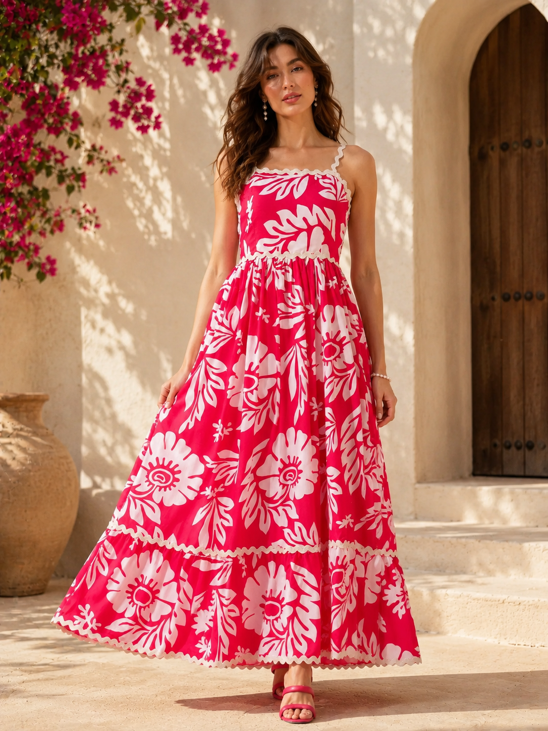 Pink, White
