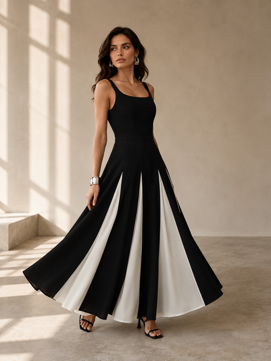 Black, White