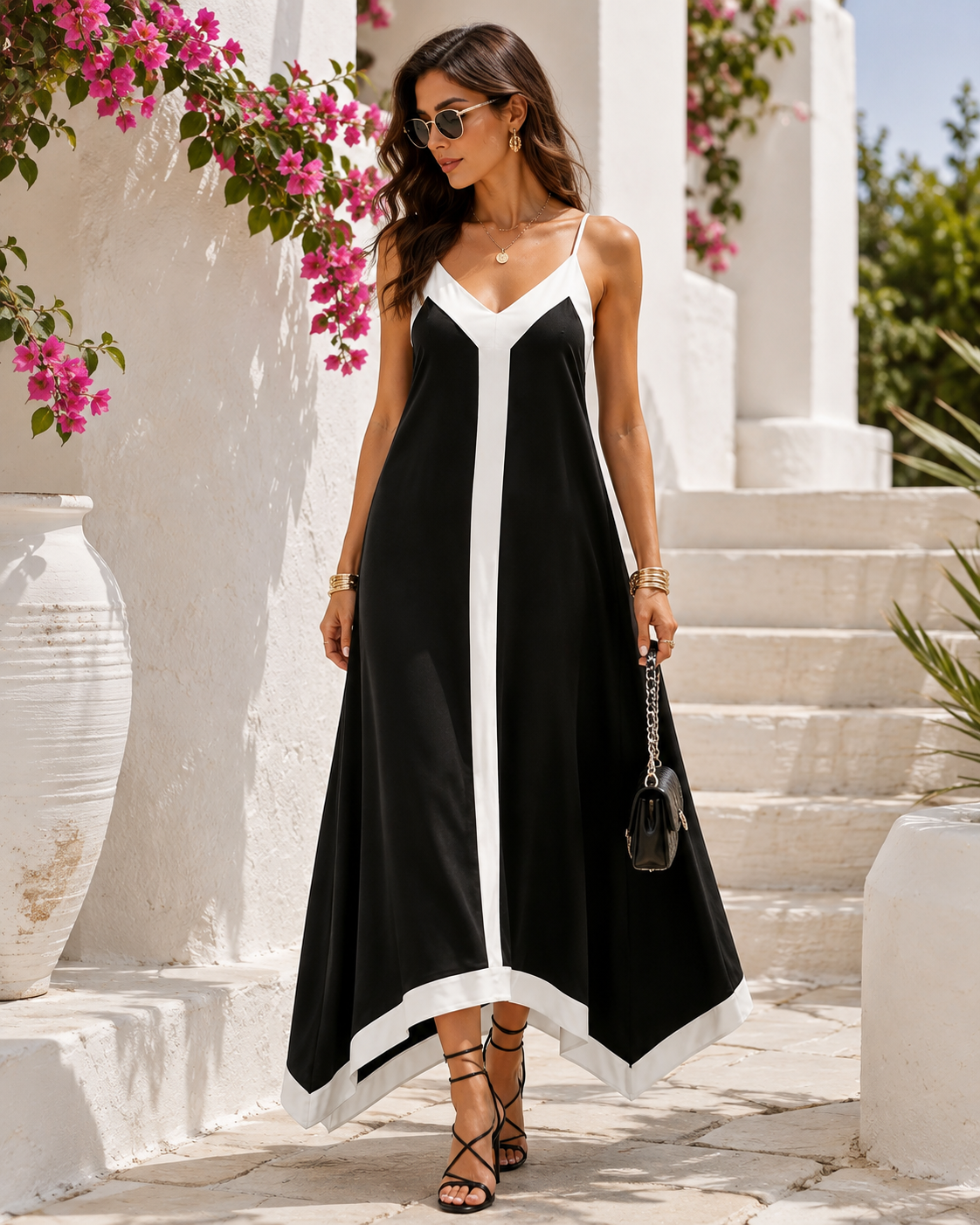 Black, White