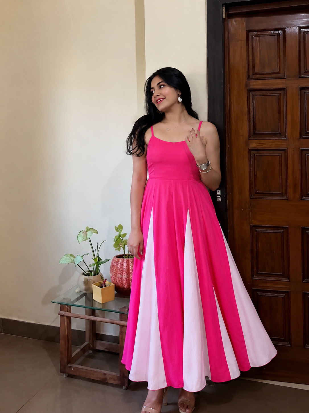 Pink, White