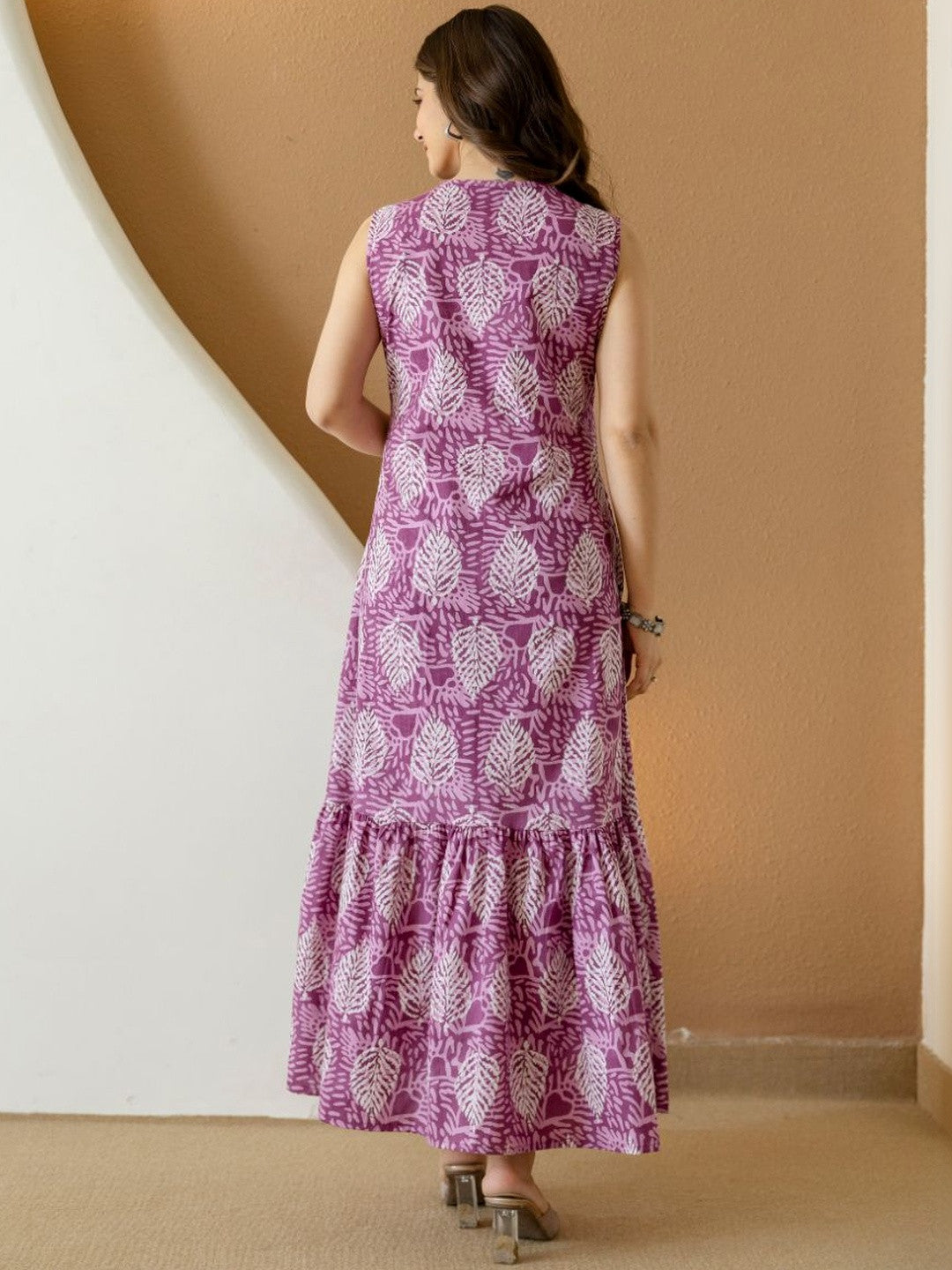 Purple Bloom Fit & Flare Maxi Dress by Wyshlist Purple Bloom Fit & Flare Maxi Dress by Wyshlist