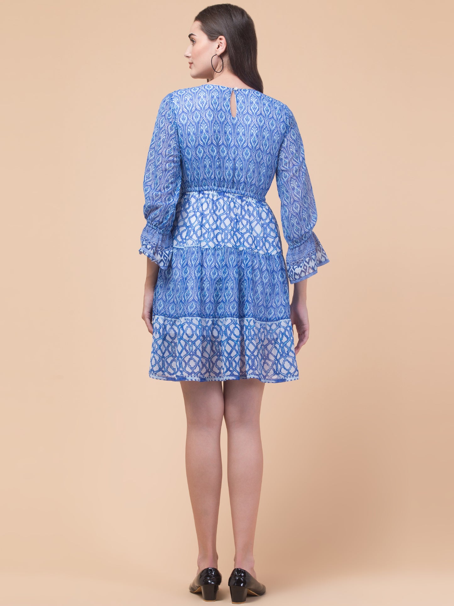 Classic Blue Chic Dress