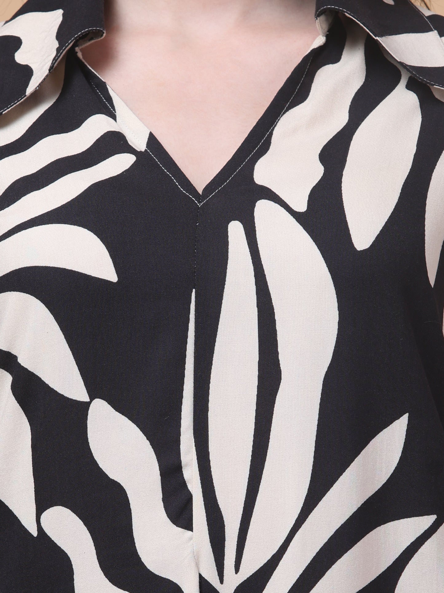 Black Aura A-Line Dress