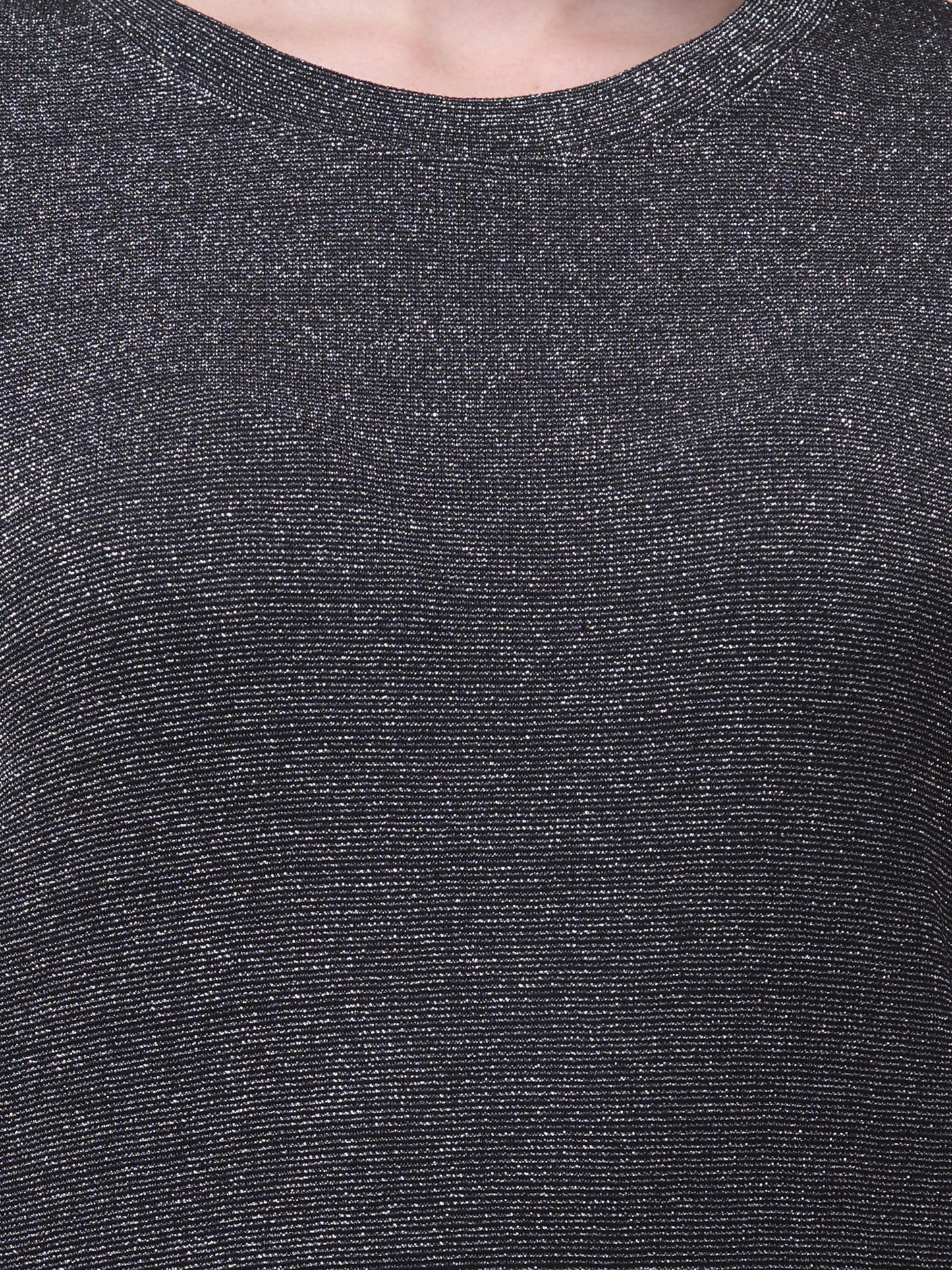 Midnight Spark Black Bodycon Dress