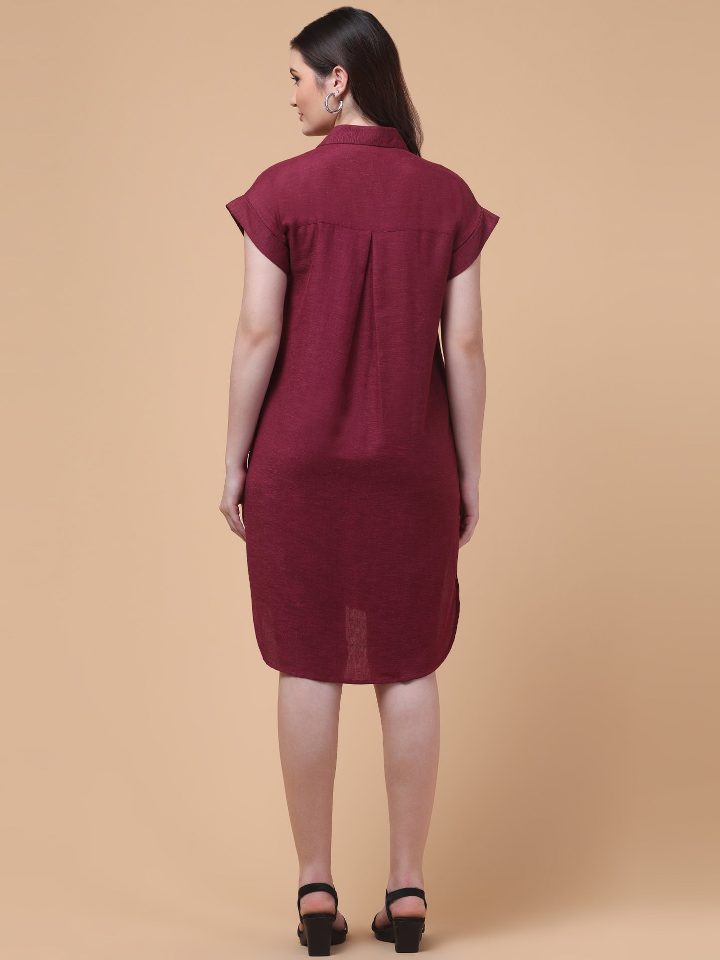 Breezy Linen Shirt Dress