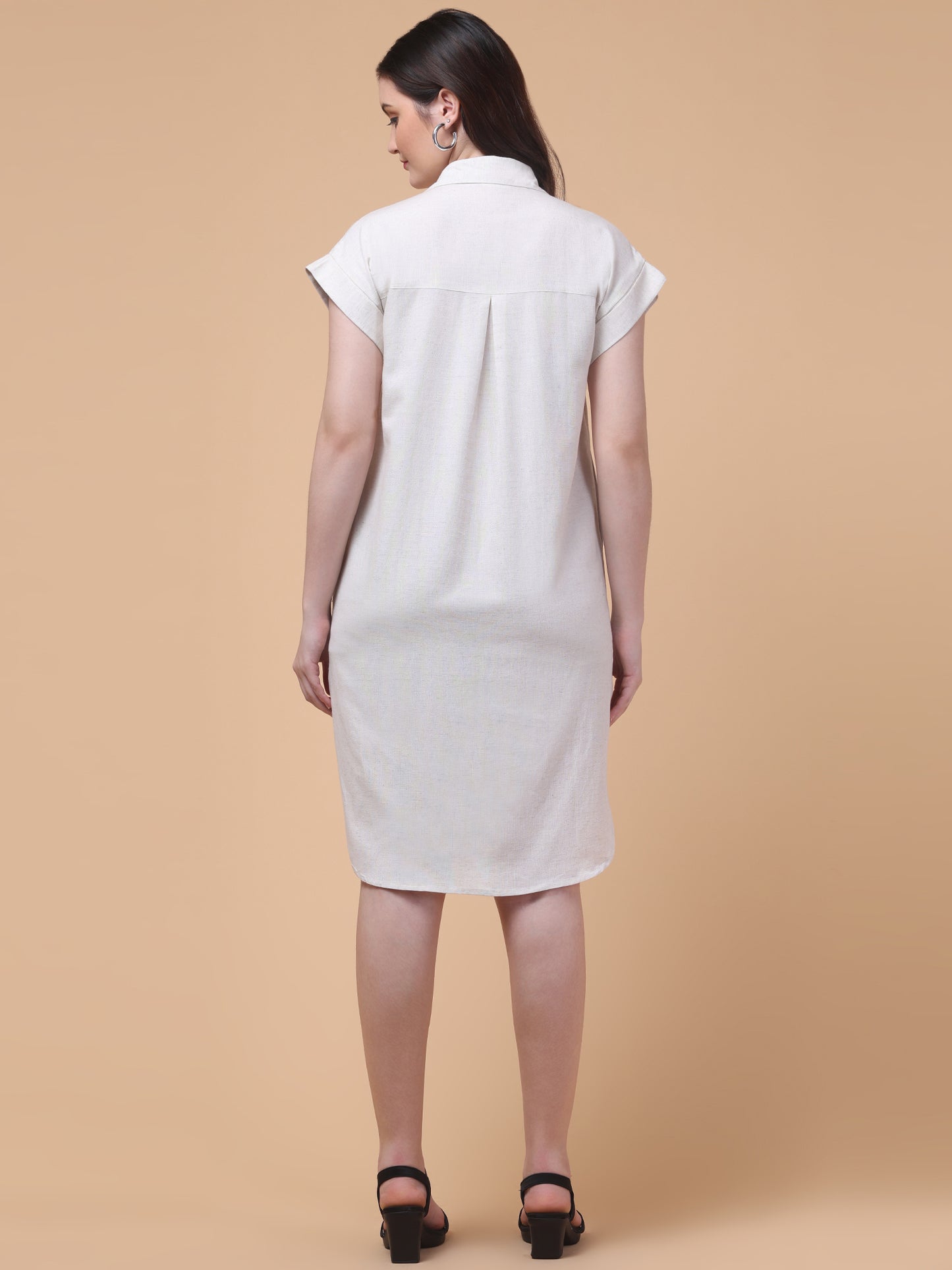 Breezy Linen Shirt Dress