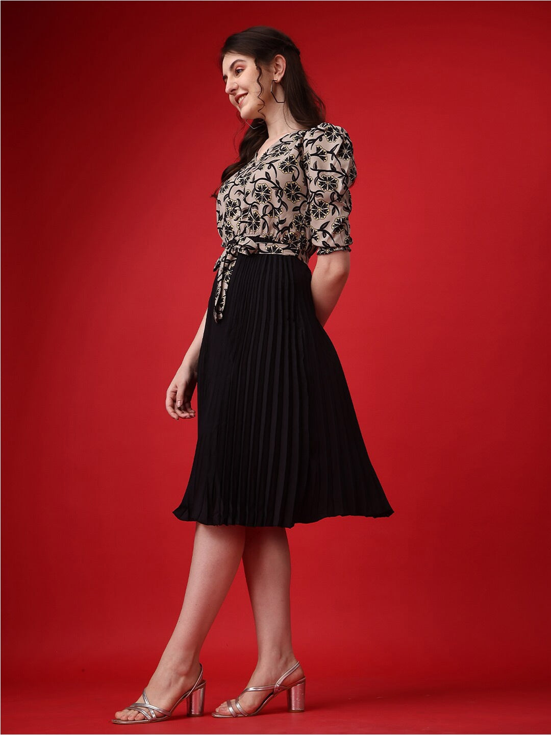 Ann Taylor Raglan Sleeve Midi Flare Dress | CoolSprings Galleria