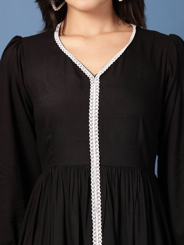 Midnight Muse Fit & Flare Maxi Dress